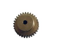 cylindrical drive 1pcs 0.7 Module 20T Brass Straight Teeth Gear with Step 0.7M 20 Teeth Cylindrical Gear 3mm 3.17mm 4mm 5mm 6mm Bore rack machinery(3.17mm bore)