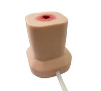 Cylindrical Gunshot Wound Packing Trainer,Silicone Wound Model,Bleed Control Tourniquet Trainer,Basic Wound Packing Trainer,Stop The Bleed First Aid T