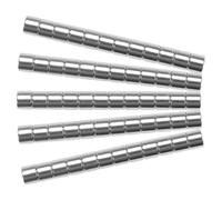 Cylindrical Nail Magnet 5 Pack Silver Magnetic Tool for Cat Eye Polish | Gel Polish Art, Easy-to-use Design for Beginners, 60 Pieces across Five Packs