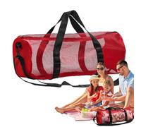 Cylindrical Net Bag - Multifunctional Holder For Sports Equipment, Compact For Snorkel Equipment, Closure With Drawstring On The Top, Lightweight Portable Construction | Storage Solution