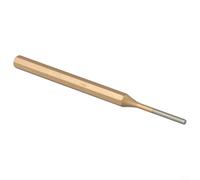 Cylindrical Punch 1pcs CR-MN Steel Round Center Punch Chisel HRC48-58 Hardness Fitster Tool for Metalworking Drilling Marking(4mm)