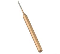 Cylindrical Punch Chisel CR-MN Steel Hardened HRC48-58 Various Sizes 3-10mm Resistant Tool for Metal Wood Leather DIY Repairs (3mm)