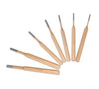 Cylindrical Punch Chisel CR-MN Steel Hardened HRC48-58 Various Sizes 3-10mm Resistant Tool for Metal Wood Leather DIY Repairs (10mm)