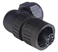 Cylindrical terminal male Series (round connector): AC Hirschmann CA 3 W LD 934 129-100-1 female, angled Total number of poles: 3 + PE 1 pc(s)