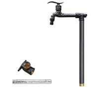 Cylindrical Vertical Garden Water Column with Brass Faucet, Outdoor Anti-Freeze Water Pipe, Floor Mount, Sunscreen and Rainproof