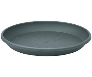 Cylindro Flower Pot Saucer Base Round Plastic, Anthracite, 45 cm