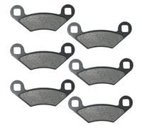 Cylinman Front and Rear Brake Pads Fit for Polaris Sportsman 300 400 500 570 700 800 for Polaris Predator 500 for Polaris Hawkeye 300 for Polaris Outlaw 500 3 Pairs