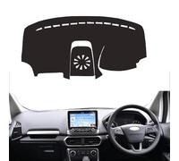 CYLOZ Car Dashboard Cover,Custom Non-slip Dash Board,for Ford EcoSport BK ST-Line 2018-2022 Anti-glare UV Rays,Stain Scratch Rresistant,Cracking,Car Pad Non-slip Mat,RHD-A-Black