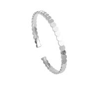 CYLRWSR Irregular Fish Scale Pattern Bangle, Korean Niche Design, Minimalist Luxury Open Bracelet For Women