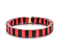 CYLRWSR Multicolor Enamel And Rhinestone Adjustable Bracelet Set, Boho Stacking Bangles For Women And Men, 19cm, Stone, Agate