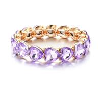 CYLRWSR Multicolor Enamel And Rhinestone Adjustable Bracelet Set, Boho Stacking Bangles For Women And Men, 19cm, Stone, Agate