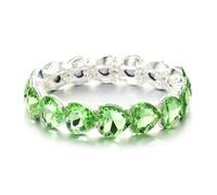CYLRWSR Multicolor Enamel And Rhinestone Adjustable Bracelet Set, Boho Stacking Bangles For Women And Men, 19cm, Stone, Agate