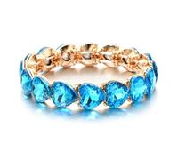 CYLRWSR Multicolor Enamel And Rhinestone Adjustable Bracelet Set, Boho Stacking Bangles For Women And Men, 19cm, Stone, Agate