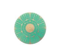 Cymatic Disc 396 Hz Confidence, Positive Disc 10 cm with 2 Sides Copper Gold Plated, Beeswax Heart - Sacred Frequency Solfeggio - Energy Disc héliquantix