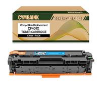 CYMBAINK CF401X CF401A 201X 201A CYAN Compatible Toner Cartridges Replace for Color Pro M252dw M252n MFP M277dw MFP M277n Series Printer, (1 Pack).
