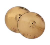 Cymbal 14 Inch Hi-Hat Cymbal With Lathing, Polishing And Digging Surface For Performance Percussion Instrument Accessories