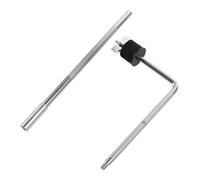 Cymbal Boom Bracket Metal Clamp for Drum Kit Extension | Angle Adjustment, Easy Installation, Zinc Alloy Build, Silver Finish, Ride Cymbals and Different Drums