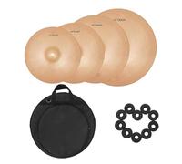 Cymbal Cymbals Kit Percussion Bronze Alloy Hi-Hat Crash Cymbal 18/20 Inch Musical Instrument Parts With Bag(5Pcs)