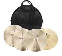 Cymbal Drum Cymbal Cymbal Set 14" Hihat+16"Crash+20"Ride+Cymbal Bag