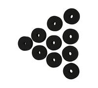 cymbal felts 20Pcs Cymbal Felt Washer Pads Stand Replacement Parts Drum Set Accessory Non Slip 4cm cymbal arm,cymbal accessories(黑色)