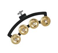 Cymbal Hi Hat Tambourine Mountable Snare Tambourine for Ensemble KTV Concert gold 17x7x2 cm