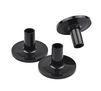 Cymbal Replacement Accessories, 23pcs Drum Parts with Cymbal Stand Felts, Wing Nuts, Washers, Sleeves and Drum Key for Set (Black)