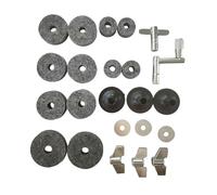 Cymbal Replacement Accessories for Drum Set Drum Hardware Cymbal Stand Felts 23pcs
