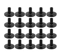 Cymbal Sleeves, 1.5 Inch Short Drum Set Sleeves, 20pcs Drum Stand Covers Adopting ABS Material Made Has Small Volume Light Weight Easy Carry and Store, Cymbal Felts for Percussion Drum