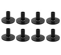 Cymbal Sleeves for Drum Kit, 8 Pieces, Black Plastic Holder Replacement