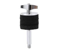 Cymbal Stacker Aluminum Alloy Felt Water Cymbal Stand Stacker Attachment for Drum Set Professional Drummers Durable Shock Absorbing Easy Install (Black) (Silver)