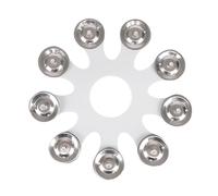 Cymbals Bells Accessory Drum Cymbals Rings Drum Cymbals Bells Drum Cymbals Rings Metal Texture Drum Accessories Set