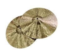 Cymbals for Drum 2 Pcs 14" Hi-hat Cymbal Professional Cymbal Drummer's Cymbals Handmade Alloy Cymbals For Drums
