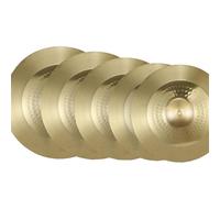 Cymbals for Drum 5 Pcs Professional Drum Alloy Cymbal Set 14" Hi-hat/16" Crash/18" Crash/20" Ride Cymbal Practice Cymbal