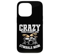 Cymbals Mom Crazy Drummer Case for iPhone 13 Pro