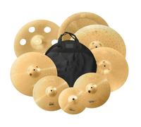 Cymbals Professional Alloy Cymbals Drum Set 14 Hihats 16 Crash 18 Crashride 20inch Ride Plus And Bag 5 Pieces(Type5 8 pcs)