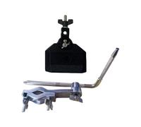 Cymbals Stand Clamp Bracket Professional Metal Bass Drum Cowbell Holder for Drum Accessories Percussion Instruments Percussion Extension Clamp Adjustable Cowbell Mount for Drum Set Accessories and