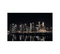 CYMMIYT Fish Tank Poster Backdrop Aquarium Background Poster PVC Adhesive Sticker Fish Tank Underwater World Backdrop(Color1,54x122cm)