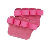 CYMMIYT Gym hand grips Cowhide Gym Gloves Grips Anti-Skid Weight Power Belt Lifting Pads Deadlift Belt Workout Fitness Gloves Palm Protection(Pink)