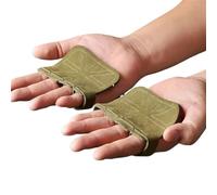 CYMMIYT Gym hand grips Cowhide Gym Gloves Grips Anti-Skid Weight Power Belt Lifting Pads Deadlift Belt Workout Fitness Gloves Palm Protection(Green)
