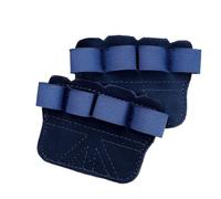 CYMMIYT Gym hand grips Cowhide Gym Gloves Grips Anti-Skid Weight Power Belt Lifting Pads Deadlift Belt Workout Fitness Gloves Palm Protection(Dark Blue)