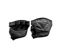 CYMMIYT Gym hand grips Hand Palm Protector Gym Fitness Gloves Bodybuilding Workout Power Weight Lifting Training Gloves Dumbbell Grips Pads(Black B,XL)