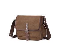 CYMMIYT Messenger Bag Shoulder Bag Fashion Casual Canvas Bags Large Capacity Messenger Bag Business Briefcase Laptop Bags(Coffee)
