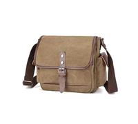 CYMMIYT Messenger Bag Shoulder Bag Fashion Casual Canvas Bags Large Capacity Messenger Bag Business Briefcase Laptop Bags(Khaki)