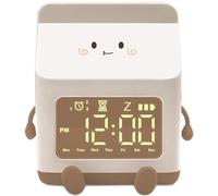 CYMNER Dreamlike Milk Box Alarm Clock: Unique design, versatile functions, awaken sweet life moments!