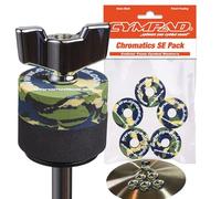 Cympad Camuffare Chromatics Foam Cymbal Pad Set - High-density memory foam washers designed to improve the sound and durability of cymbals, suitable for all cymbal stands - 40/15mm.
