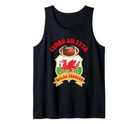 Cymru Am Byth Wales Forever Welsh Pride Heritage Tank Top