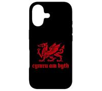 Cymru am byth Wales Red Welsh Dragon Cymraeg Flag Case for iPhone 17