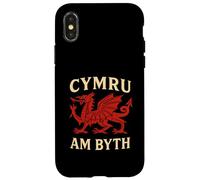 Cymru Am Byth Welsh Dragon Wales Pride Case for iPhone X/XS