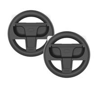 Cymwer 2Pcs Gaming Racing Steering Wheel with Light Cat Ear, Ergonomic Joystick Steering Wheel Reusable Innovative Gamepad Handle Grips for NS2 Gaming Accessories