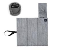 Cymwer 3-Zone USB Foldable Heated Seat Cushion | Outdoor Fishing Spectating Travel Warmer 3 Temperature Settings Overheat Protection Power Bank 600D Oxford